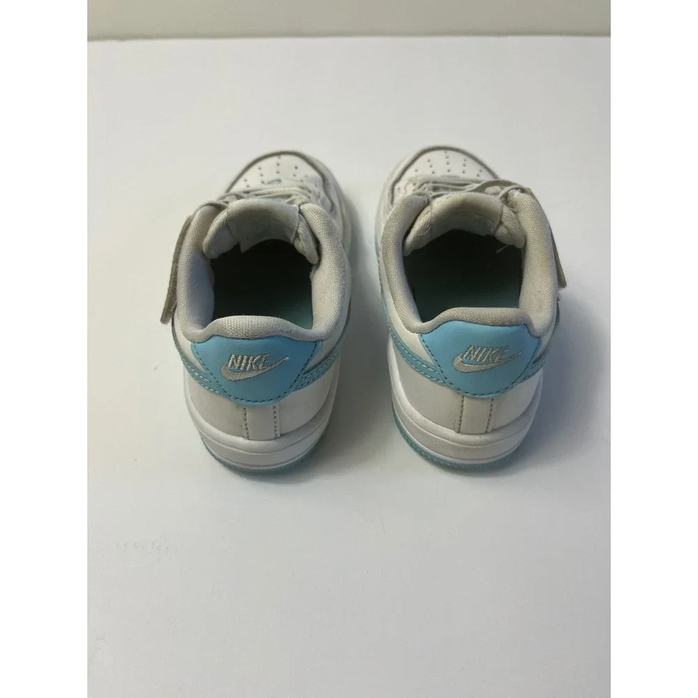 Nike Air Force 1 Low Toddler White Light Blue Sneakers CU0591-103
